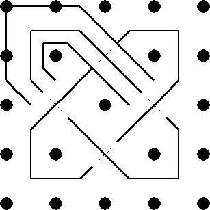 Step 9: draw the first inner line