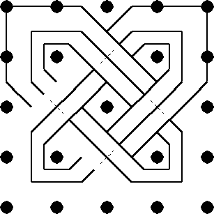 Step 13: an outer line
