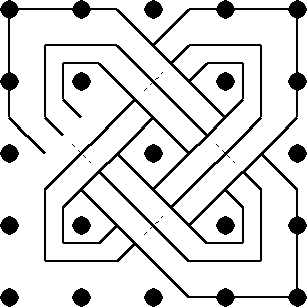 Step 14: an outer line