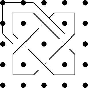 Step 8: draw the first outer line