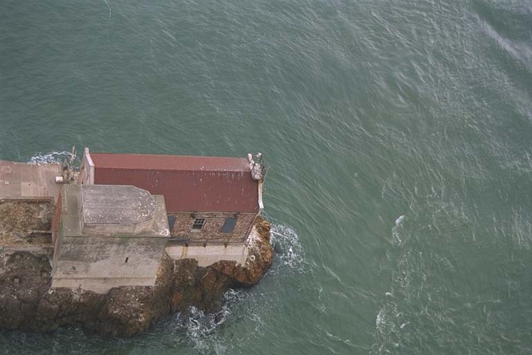 House at the foot of the Golden Gate Bridge